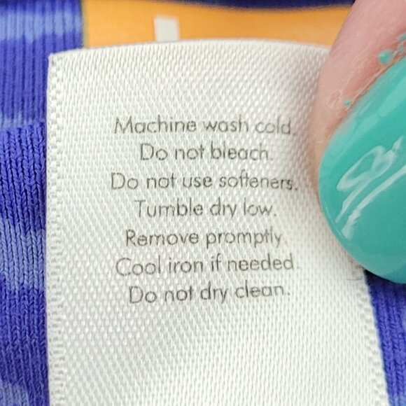 Lucy Tech Color Block Crop Legging Black/Blue S - Picture 4 of 8